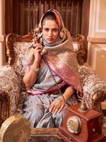 SWORNOF Women's cotton leaves Saree With Unstitched Boluse Piece - Image 8