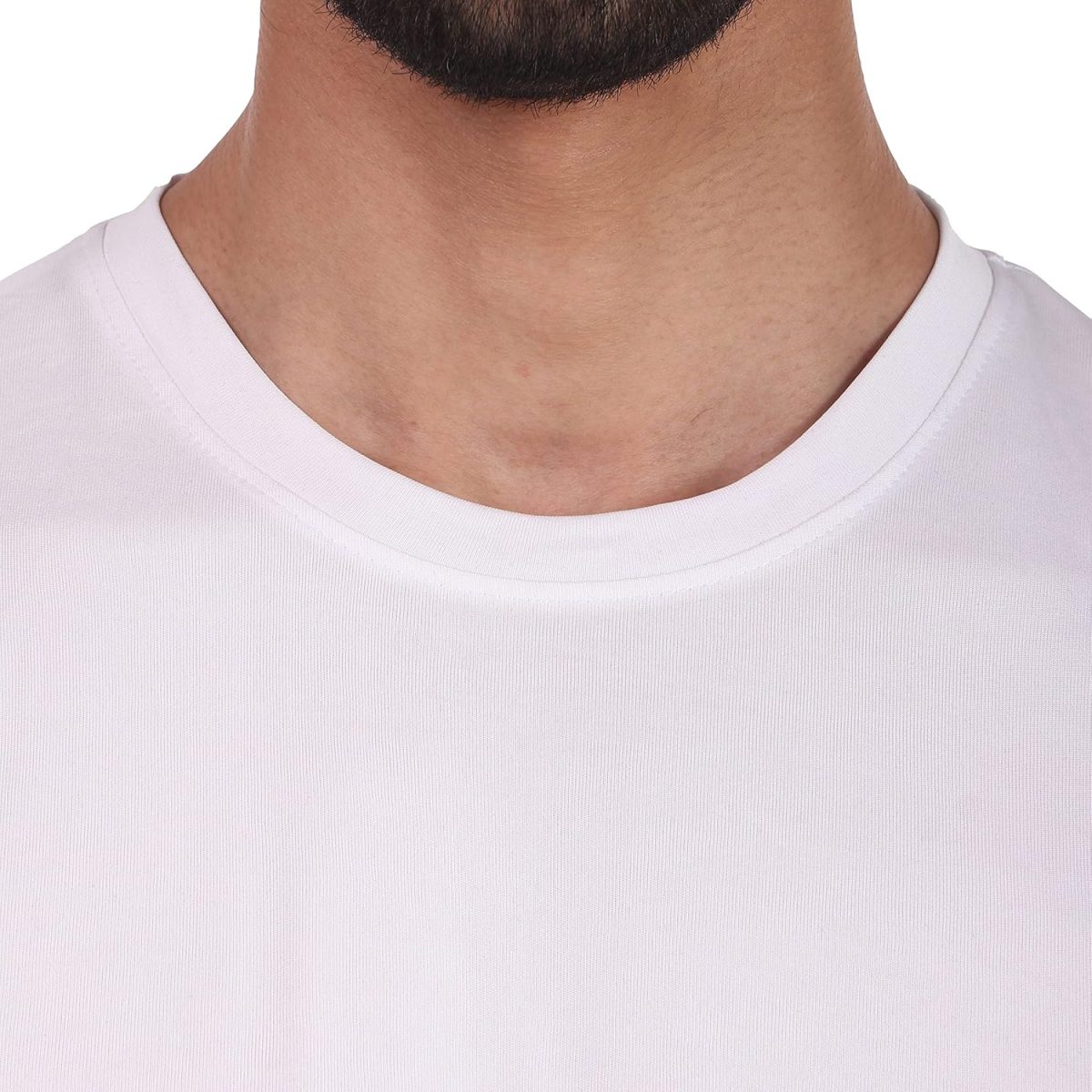 London Hills Men's Cotton Regular Fit Solid Sports Tshirt | Round Neck Tshirt | Half Sleeve Sports T-Shirt - Image 7