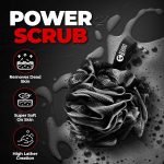 Beardo Power Scrub Large Loofah for bathing for men | Loofah Scrubber Exfoliator removes dead skin & Controls Oil | High Lather Creation | Cleanses & Exfoliates |Pack of 2 | Suitable for all Skin types | Made for Men & Women - Image 3
